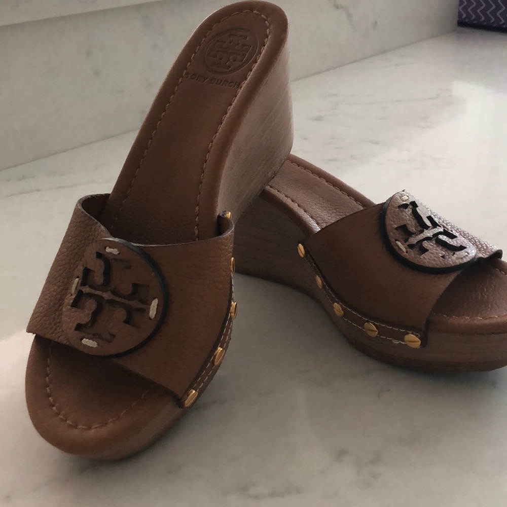 Tory Burch wedge slides